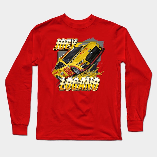 Joey Logano Blister Long Sleeve T-Shirt by art.Hamdan